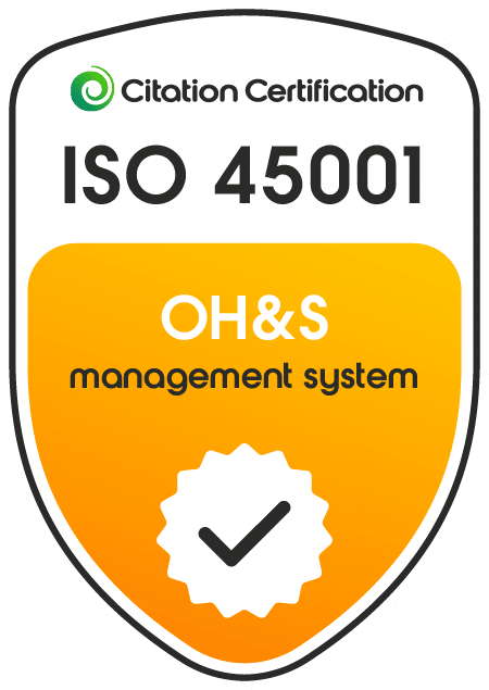 Citation Certification ISO 45001 OH&S management system badge